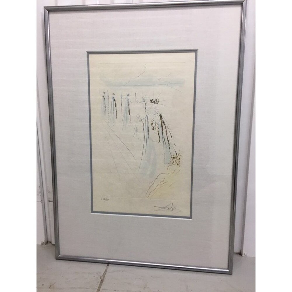 Salvador Dali 1971 “The King’s Train” Song of Songs of Solomon Suite COA B. Ewel